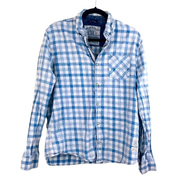 Buffalo David Bitton Plaid Snap up Flannel Shirt Women Size  M - Picture 1 of 16